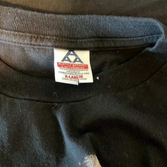 Vintage Tina Turner Shirt Mens Extra Large Black Tour Concert Tee Joe Cocker Y2K - Picture 5 of 5